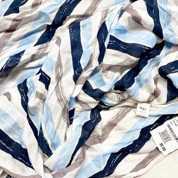 NEW POVERTY FLATS Stripe Rectangle Sarong Scarf - Picture 4 of 4